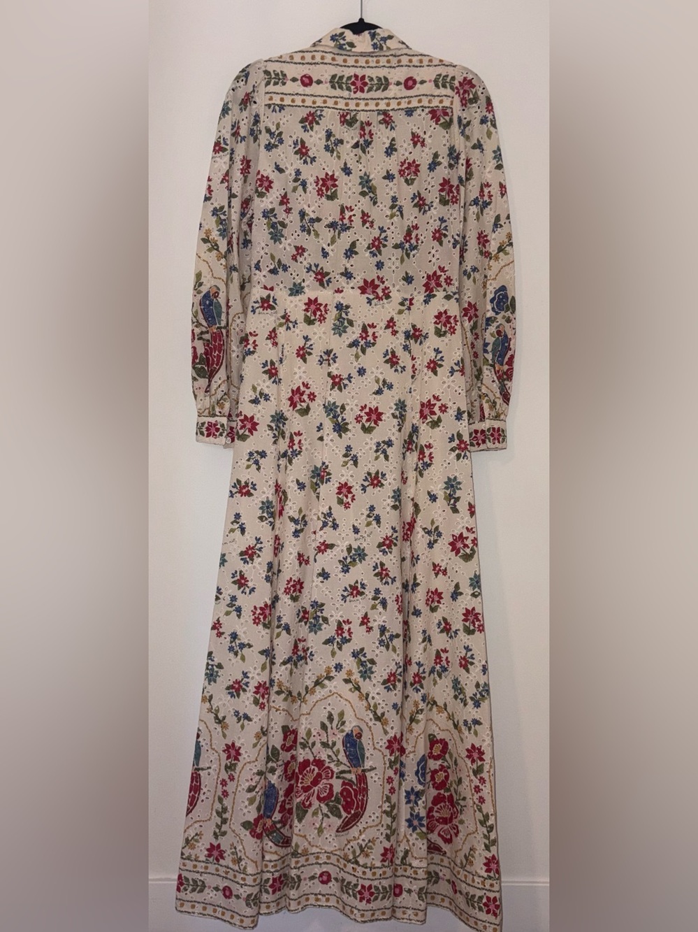 Sezane x Farm Rio Bella Dress in Jardim Romantico Cream Floral Dress FR34/US2 - Picture 6 of 9